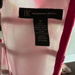 INC International Concepts Pink Dress